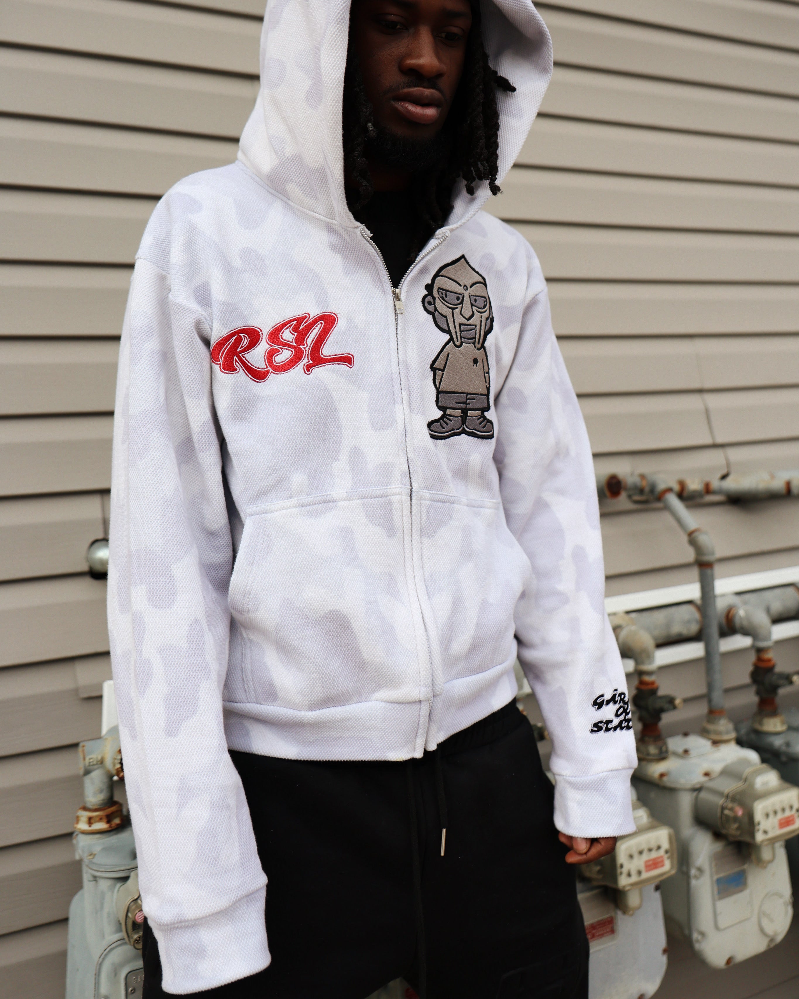 RSL CAMO HOODIE “WHITE”