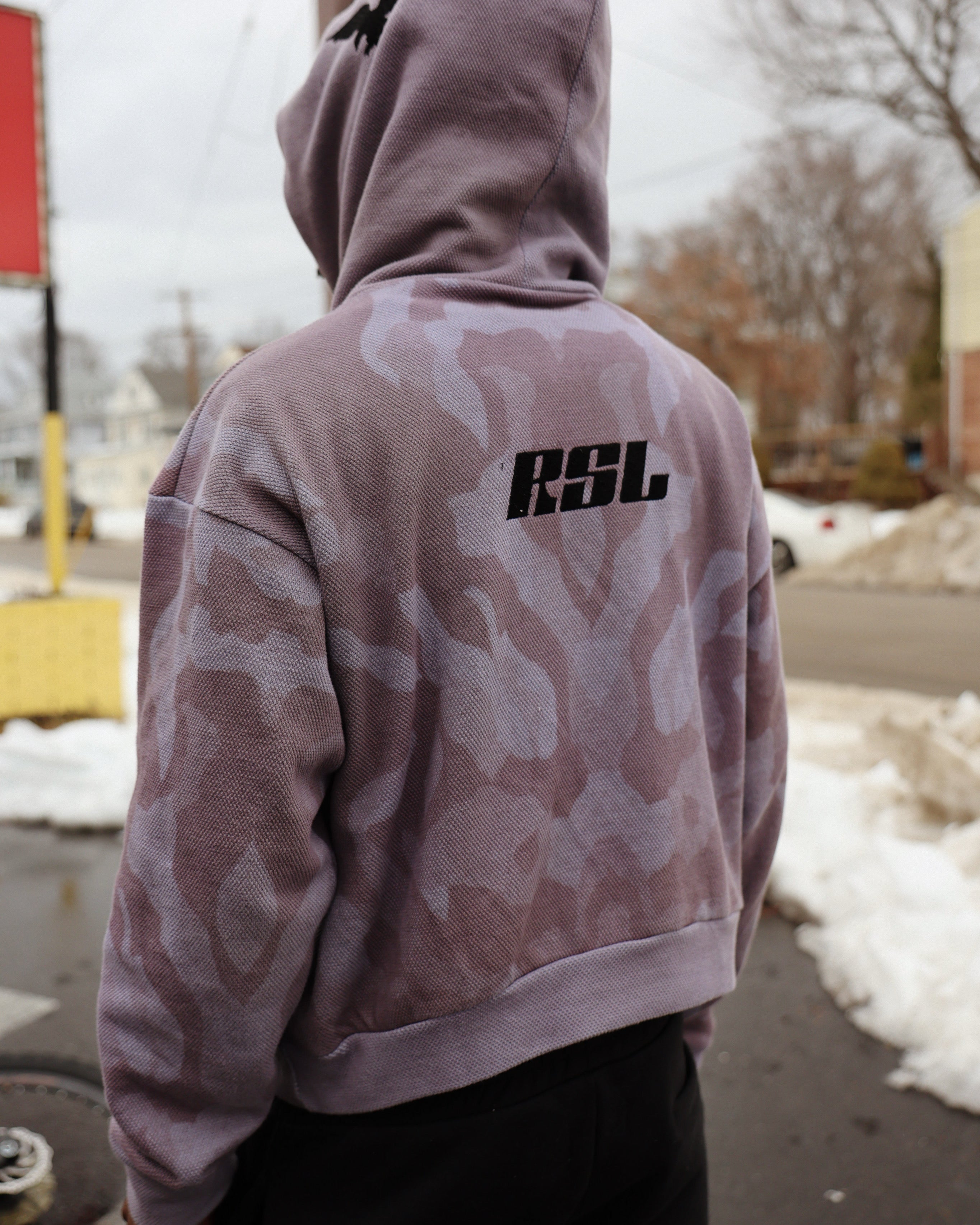 RSL Camo Hoodie “ Charcoal Grey “
