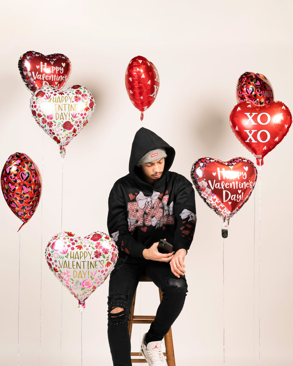 “Mylove” hoodie black